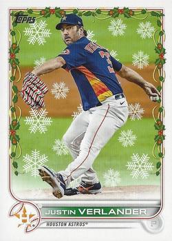 #HW43b Justin Verlander - Houston Astros - 2022 Topps Holiday Baseball