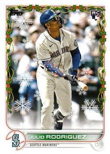 #HW44b Julio Rodriguez - Seattle Mariners - 2022 Topps Holiday Baseball