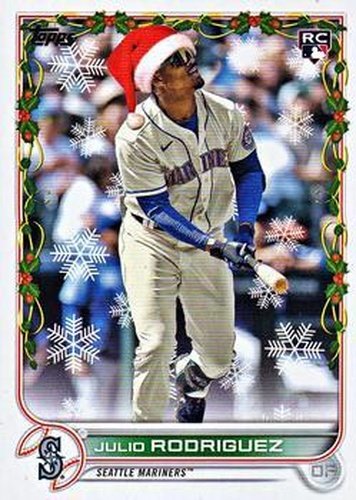 #HW44d Julio Rodriguez - Seattle Mariners - 2022 Topps Holiday Baseball