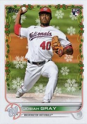 #HW46 Josiah Gray - Washington Nationals - 2022 Topps Holiday Baseball