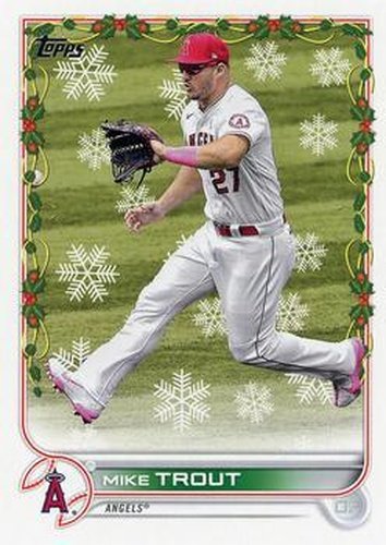#HW50 Mike Trout - Los Angeles Angels - 2022 Topps Holiday Baseball