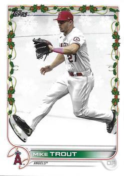 #HW50d Mike Trout - Los Angeles Angels - 2022 Topps Holiday Baseball