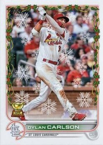 #HW57 Dylan Carlson - St. Louis Cardinals - 2022 Topps Holiday Baseball