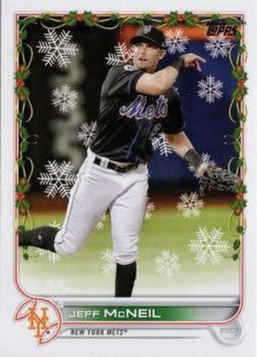 #HW59 Jeff McNeil - New York Mets - 2022 Topps Holiday Baseball