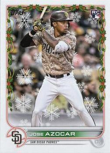 #HW62 Jose Azocar - San Diego Padres - 2022 Topps Holiday Baseball