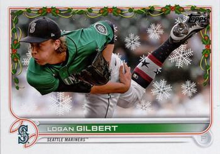 #HW64 Logan Gilbert - Seattle Mariners - 2022 Topps Holiday Baseball