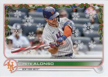 #HW65b Pete Alonso - New York Mets - 2022 Topps Holiday Baseball