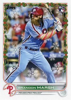 #HW66b Brandon Marsh - Philadelphia Phillies - 2022 Topps Holiday Baseball