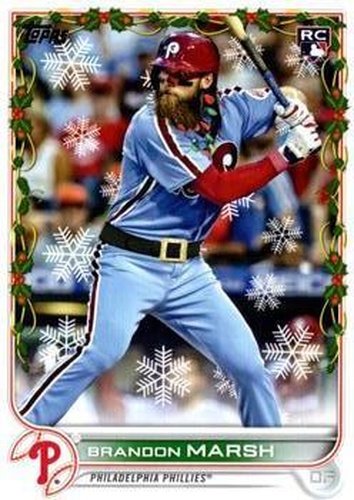 #HW66c Brandon Marsh - Philadelphia Phillies - 2022 Topps Holiday Baseball