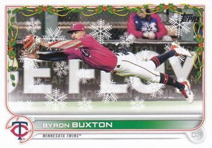 #HW67b Byron Buxton - Minnesota Twins - 2022 Topps Holiday Baseball