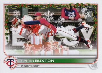 #HW67c Byron Buxton - Minnesota Twins - 2022 Topps Holiday Baseball