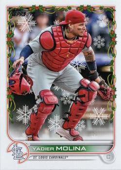 #HW6 Yadier Molina - St. Louis Cardinals - 2022 Topps Holiday Baseball