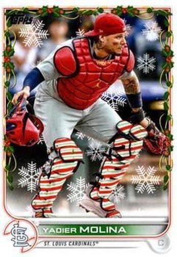 #HW6b Yadier Molina - St. Louis Cardinals - 2022 Topps Holiday Baseball