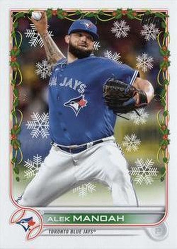 #HW71 Alek Manoah - Toronto Blue Jays - 2022 Topps Holiday Baseball