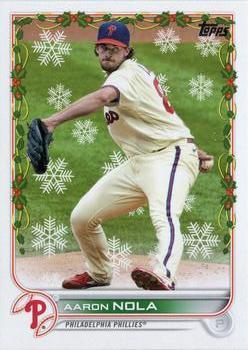 #HW74 Aaron Nola - Philadelphia Phillies - 2022 Topps Holiday Baseball