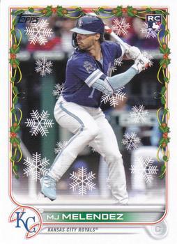 #HW78b MJ Melendez - Kansas City Royals - 2022 Topps Holiday Baseball