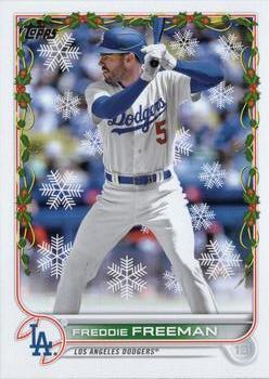 #HW82 Freddie Freeman - Los Angeles Dodgers - 2022 Topps Holiday Baseball