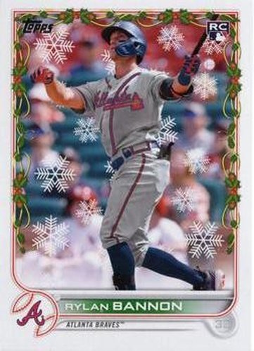 #HW84 Rylan Bannon - Atlanta Braves - 2022 Topps Holiday Baseball