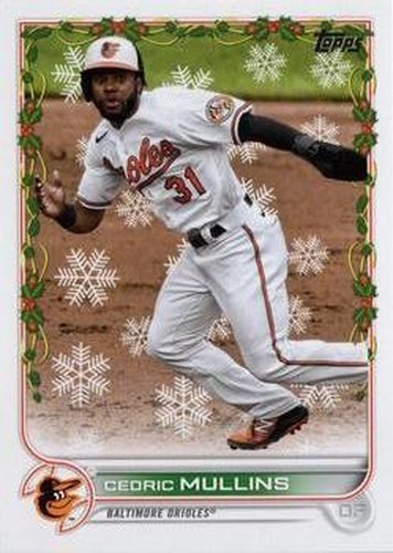 #HW86 Cedric Mullins - Baltimore Orioles - 2022 Topps Holiday Baseball