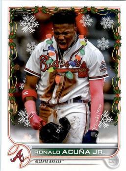 #HW88c Ronald Acuña Jr. - Atlanta Braves - 2022 Topps Holiday Baseball