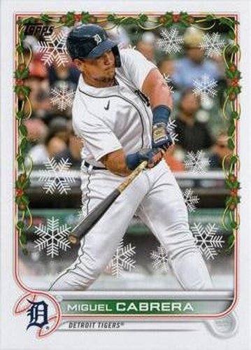 #HW8 Miguel Cabrera - Detroit Tigers - 2022 Topps Holiday Baseball