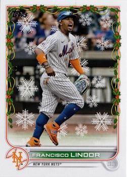 #HW90 Francisco Lindor - New York Mets - 2022 Topps Holiday Baseball