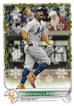 #HW90d Francisco Lindor - New York Mets - 2022 Topps Holiday Baseball