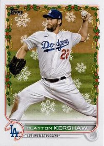 #HW91 Clayton Kershaw - Los Angeles Dodgers - 2022 Topps Holiday Baseball