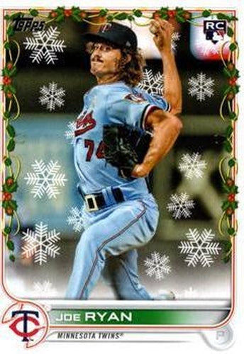 #HW93c Joe Ryan - Minnesota Twins - 2022 Topps Holiday Baseball
