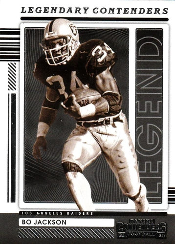 #LGD-BJA Bo Jackson - Los Angeles Raiders - 2021 Panini Contenders - Legendary Contenders Football