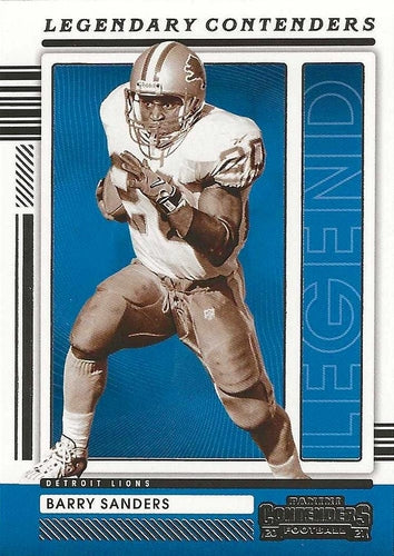 #LGD-BSA Barry Sanders - Detroit Lions - 2021 Panini Contenders - Legendary Contenders Football