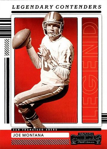 #LGD-JMO Joe Montana - San Francisco 49ers - 2021 Panini Contenders - Legendary Contenders Football
