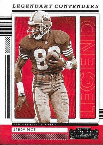 #LGD-JRI Jerry Rice - San Francisco 49ers - 2021 Panini Contenders - Legendary Contenders Football
