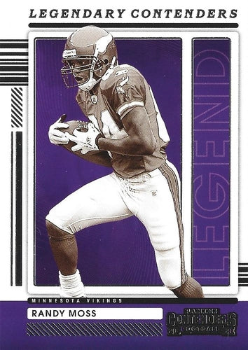 #LGD-RMO Randy Moss - Minnesota Vikings - 2021 Panini Contenders - Legendary Contenders Football