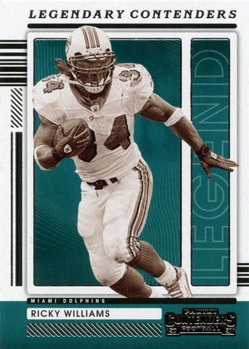 #LGD-RWI Ricky Williams - Miami Dolphins - 2021 Panini Contenders - Legendary Contenders Football