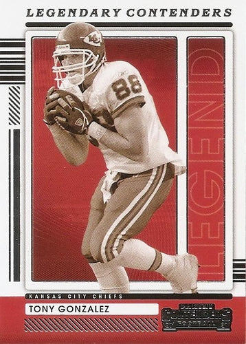 #LGD-TGO Tony Gonzalez - Kansas City Chiefs - 2021 Panini Contenders - Legendary Contenders Football