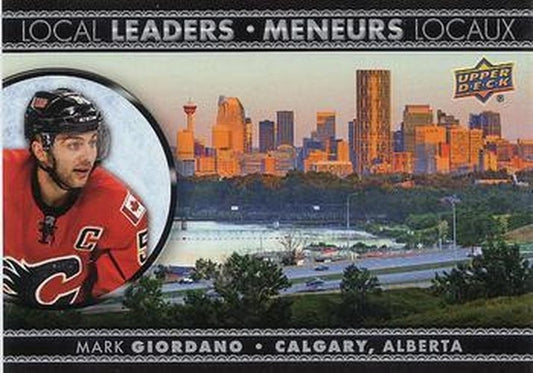#LL-1 Mark Giordano - Calgary Flames - 2016-17 Upper Deck Tim Hortons - Local Leaders Hockey