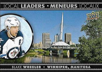 #LL-7 Blake Wheeler - Winnipeg Jets - 2016-17 Upper Deck Tim Hortons - Local Leaders Hockey