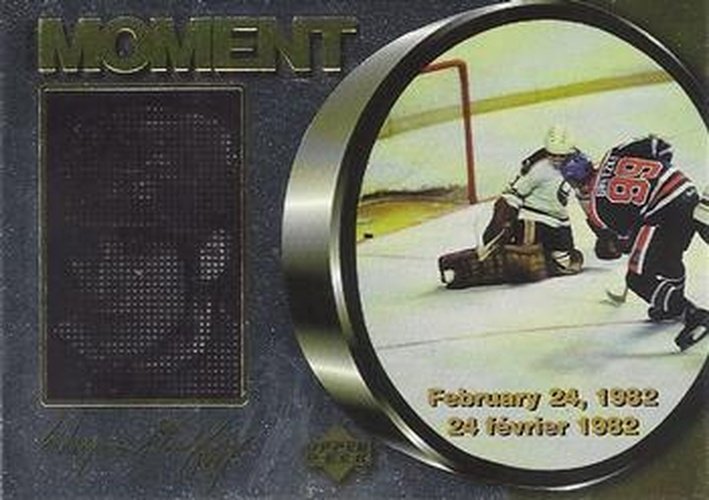 #M2 Wayne Gretzky - Edmonton Oilers - 1998-99 Upper Deck Ice McDonald's - Grand Moments Hockey
