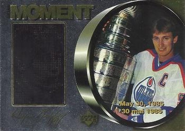 #M4 Wayne Gretzky - Edmonton Oilers - 1998-99 Upper Deck Ice McDonald's - Grand Moments Hockey