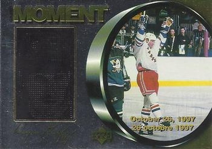 #M9 Wayne Gretzky - New York Rangers - 1998-99 Upper Deck Ice McDonald's - Grand Moments Hockey
