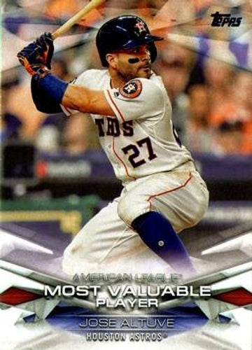 #MLBA-12 Jose Altuve - Houston Astros - 2018 Topps - MLB Awards Baseball