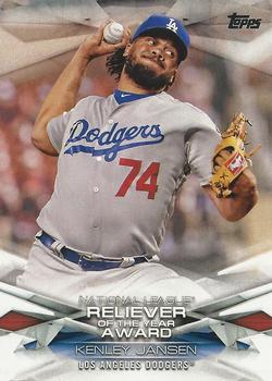 #MLBA-4 Kenley Jansen - Los Angeles Dodgers - 2018 Topps - MLB Awards Baseball