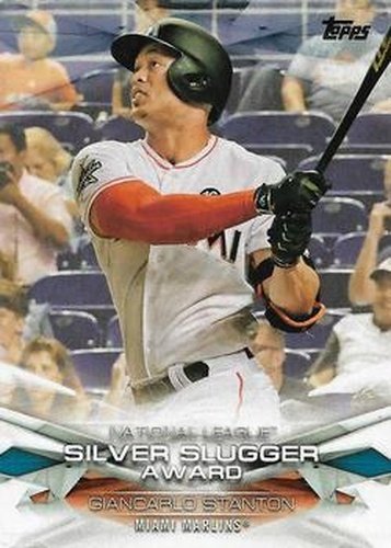 #MLBA-44 Giancarlo Stanton - Miami Marlins - 2018 Topps - MLB Awards Baseball