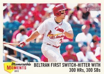 #MM-CB Carlos Beltran - St. Louis Cardinals - 2013 Topps Heritage - Memorable Moments Baseball