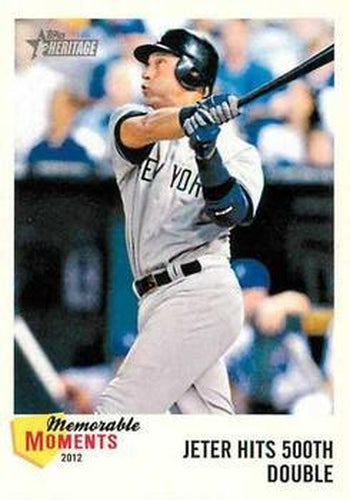 #MM-DJ Derek Jeter - New York Yankees - 2013 Topps Heritage - Memorable Moments Baseball