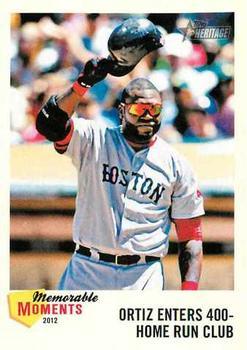 #MM-DO David Ortiz - Boston Red Sox - 2013 Topps Heritage - Memorable Moments Baseball