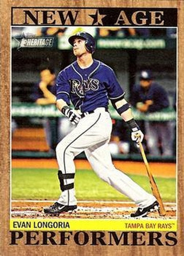 #NAP-11 Evan Longoria - Tampa Bay Rays - 2011 Topps Heritage - New Age Performers Baseball