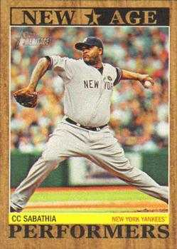 #NAP-8 CC Sabathia - New York Yankees - 2011 Topps Heritage - New Age Performers Baseball