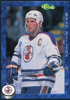 #NNO Brad Zavisha - Cape Breton Oilers - 1994-95 Classic Cape Breton Oilers AHL Hockey